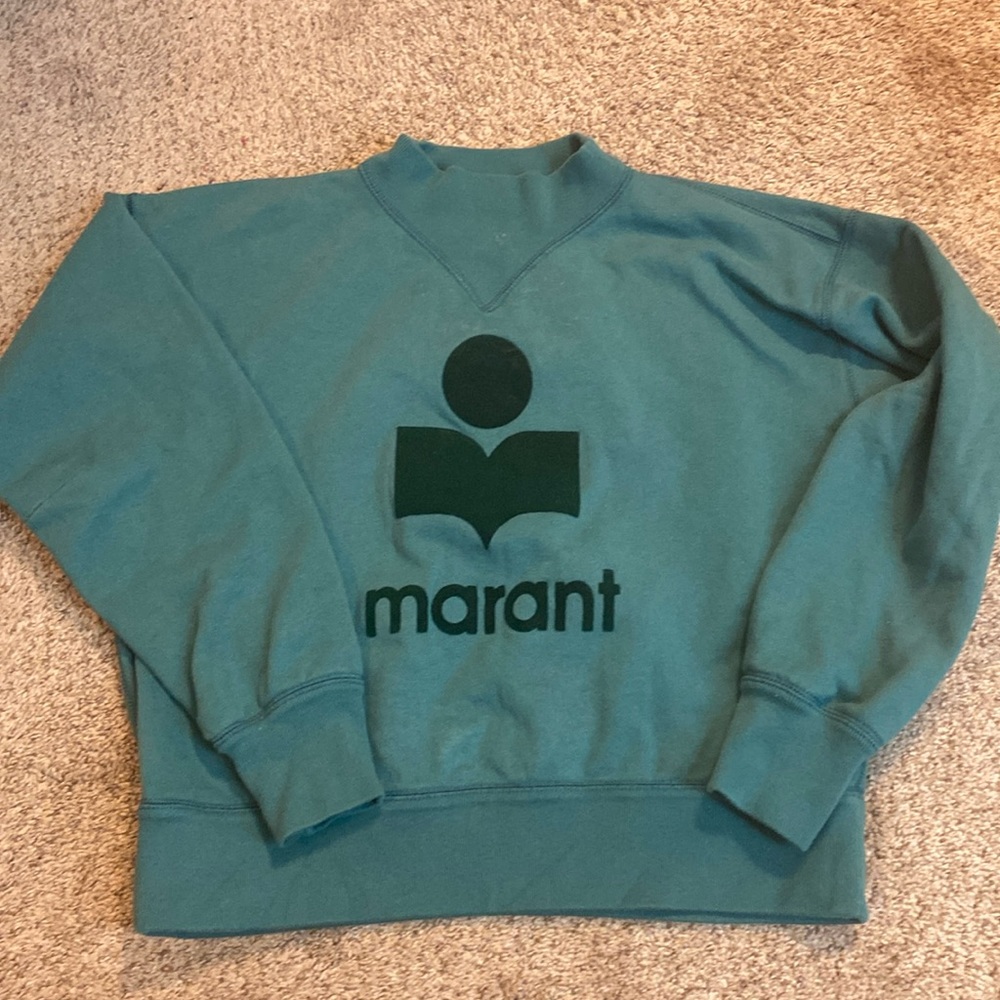 Isabel Marant etoile green sweatshirt 40